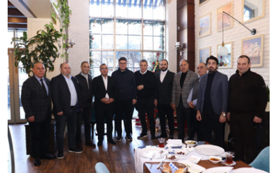 FAKTOR.AZ - Turkish guests met with mediators at breakfast