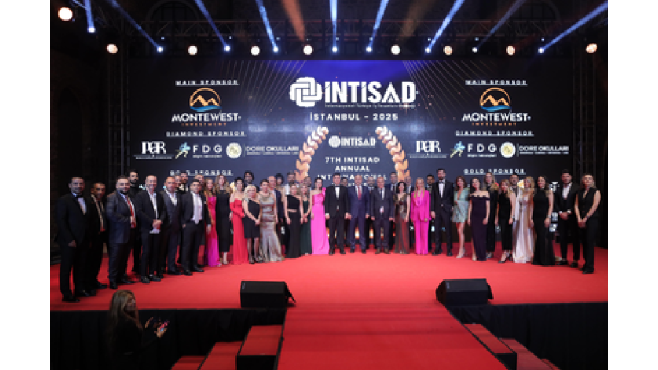 İNTİSAD 7.YIL ÖDÜL VE GALA GECESİ RİXOS TERSHANE'DE COŞKUYLA KUTLANDI.