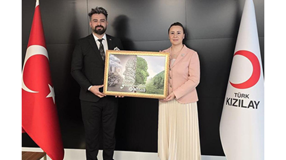 INTISAD President Çağrı Avcu and the Board of Directors Visited Turkish Red Crescent President Burcu Kösem